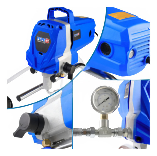 Máquina De Pintura Airless 1.35hp 3200 Psi 220v Acessórios