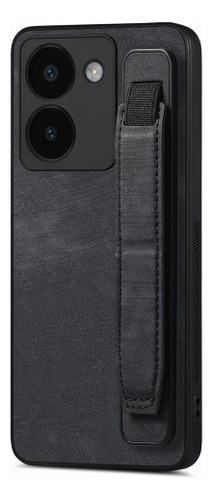 Capa De Couro Com Suporte De Pulseira Para Vivo Y78