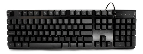 Teclado Gamer Semi-mecânico Com Led Iluminação Rgb Usb Pc