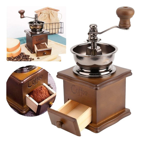 Molinillo De Café Molinillo Manual Coffee Grinder Molino Marrón