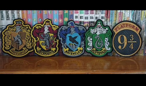 Parche Bordado Harry Potter Casas De Hogwarts