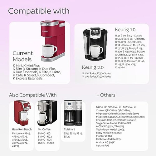 4 Tazas K Reutilizables Negras Para Cafeteras