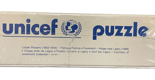 Rompecabezas Unicef Luis Pisarro - Villa Cerca Lagny 1000 Pz