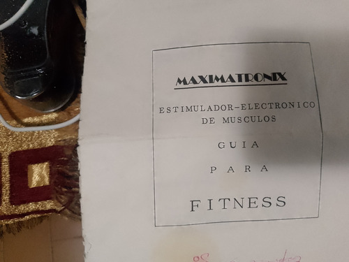 Estimulador Electrónico De Músculos. Maximatronix (Usado)