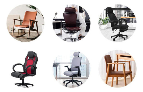 Almohadillas Para Reposabrazos Para Sillas De Oficina, Funda