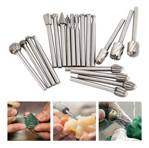 M Juego De 40 Brocas De Carburo Para Dremel Mototool