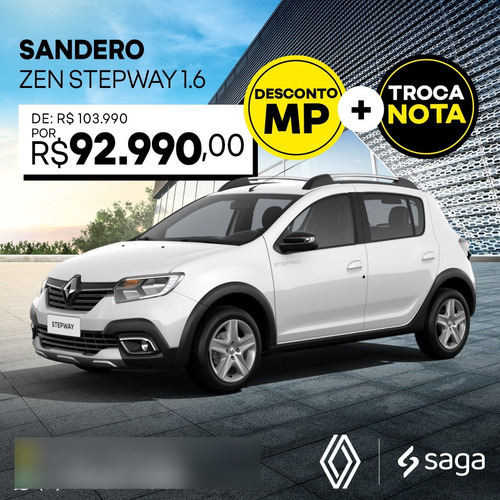  Renault Sandero Stepway Zen 1.6 16v Sce (flex)