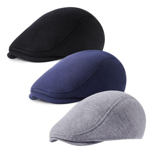 Satinior 3 Piezas Gorro Vendedor Periódicos Hombre Gorra Y