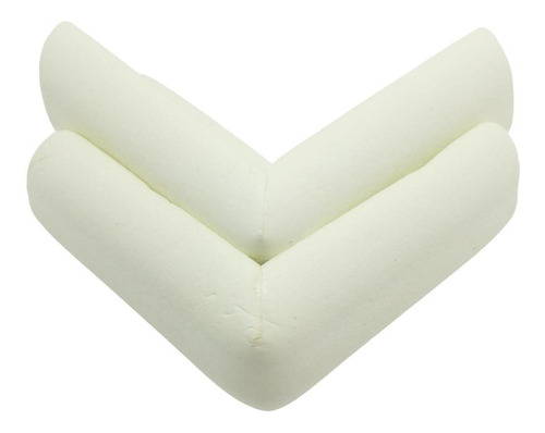Esponja Protectora Esquina, Mxcwt-002, 2pzas, 6x6x2.5cm, Bla Color Blanco