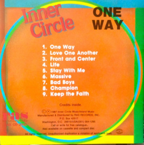 Inner Circle Cd: One Way ( U S A ) Estándar
