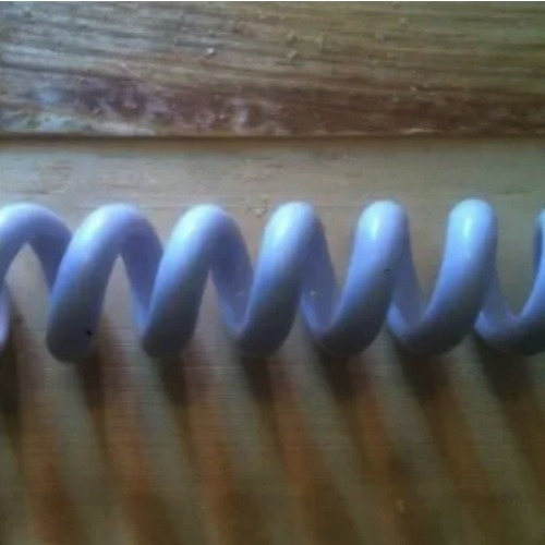 Imagen 2 de 2 de Cable Espiral Para Lampara 5 M