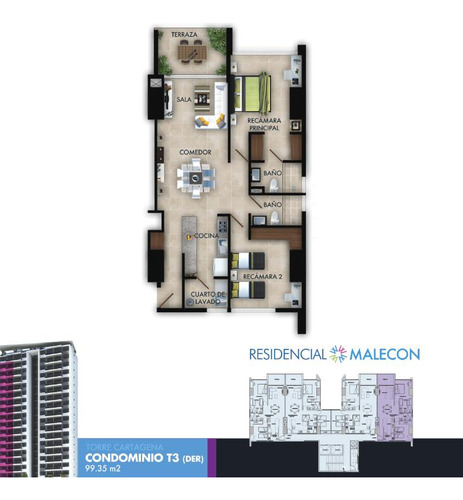 Departamento En Venta, 2 Recámaras, Nivel 10 4, Av. Bonampak, Cancún