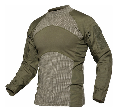 Camisas Largas Tácticas Army Rip-stop De Color Verde Kefitev