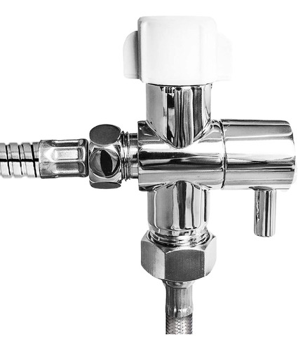 Geniebidet Hybrid Leak-stop Adaptador En T De 3 Vías De Lató