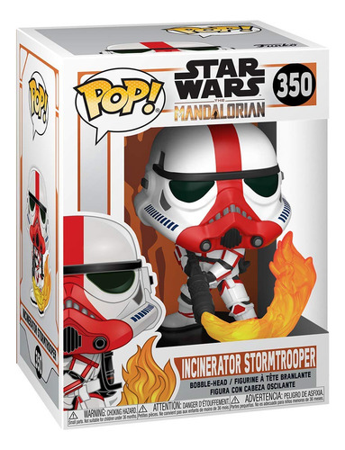 Bobblehead De Vinilo Funko Star Wars The Mandalorian Inciner