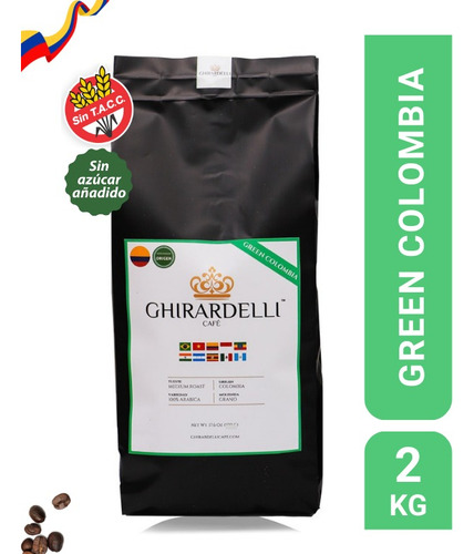 Café Tostado Orgánico Colombia 2 Kg, Sin Tacc Sin Azúcar