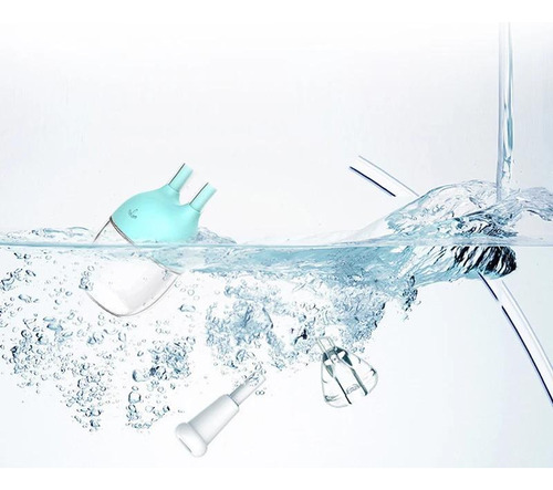 Aspirador Nasal Succionador Saca Mocos Con Filtro Bebe Niño Color Transparente