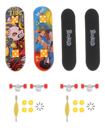 5 Mini Skates De Dedo Definir Profissional Escalas Modelo 4