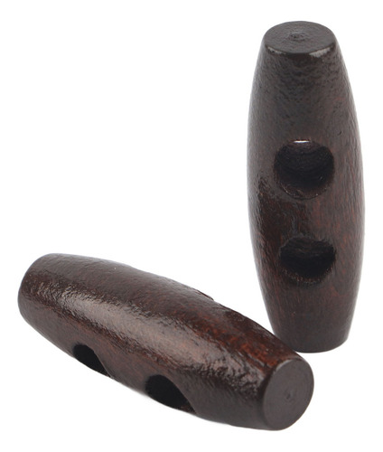 Zen Botones De Madera Con Palanca, 200 Piezas, 2 Agujeros,