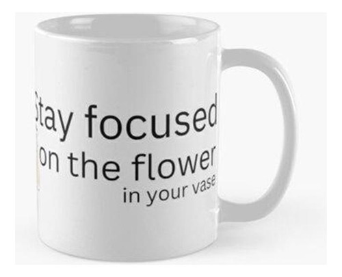 Taza Una Flor Un Florero Calidad Premium