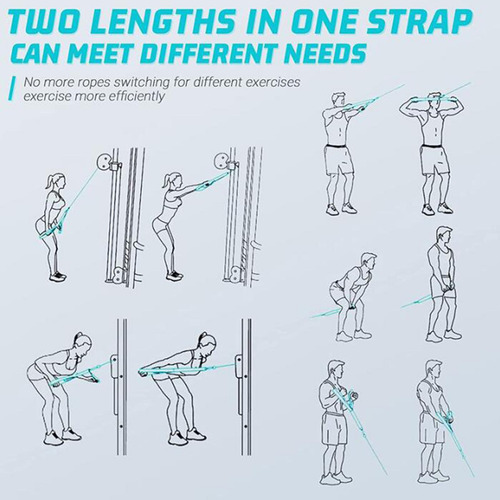 3 Cuerda Para Tríceps Correas De Extensión Para Amarillo