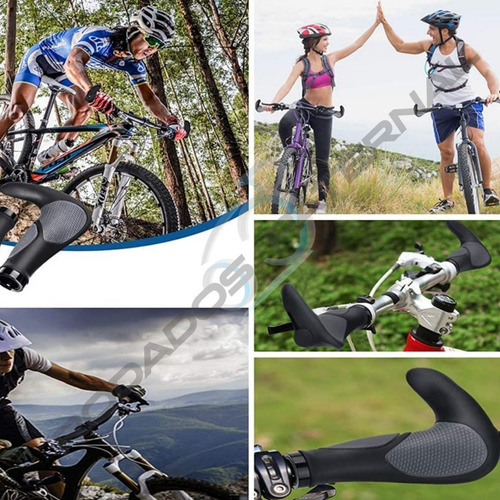Imagen 6 de 9 de Puño Manopla Bicicleta Mtb Ergonomicos Alargue Comodo 305