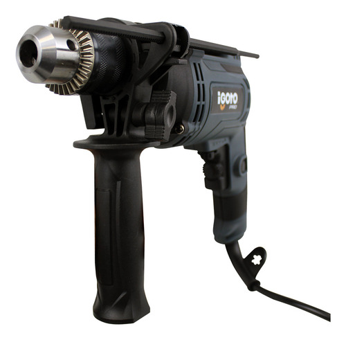 Taladro De Impacto Igoto 850w He1002 Rpm 48,000 Color Gris oscuro Frecuencia 60 Hz