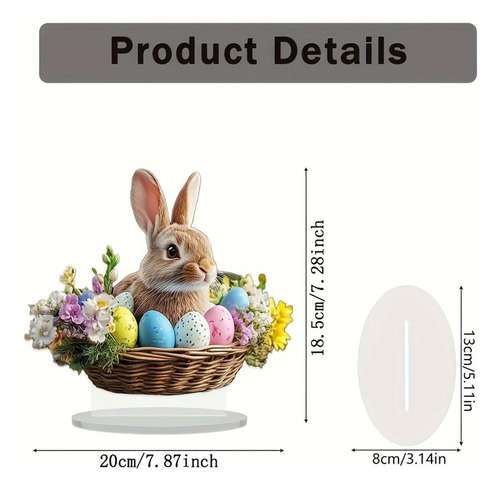 S Ornament Easter New Easter Home Desktop Statue Party Carni