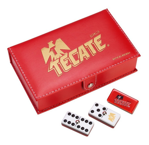 Domino Tecate / Cubilete / Domino Carta Blanca Encapsu Libro