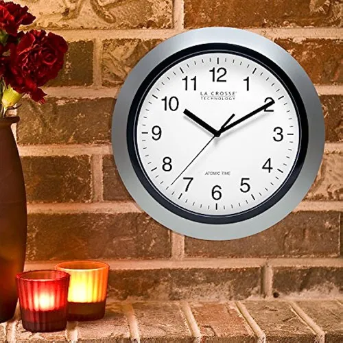 Reloj De Pared Analógico Atómico La Crosse Technology, 10 ,
