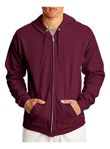 Sudadera Con Capucha Hanes Ecosmart Con Cremallera Completa