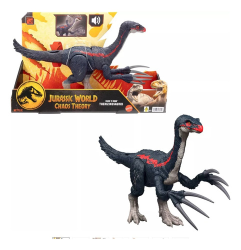 Jurassic World Therizinosaurus Slash And Roar Chaos Theory
