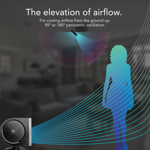 Vornado Strata Ventilador De Torre Oscilante Compacto Con Ci
