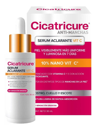Cicatricure Sérum Aclarante Vitamina C Anti-manchas 30 Ml