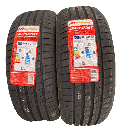 Kit De 2 Llantas 205/55r16 Mileking 91v Ex-comfort