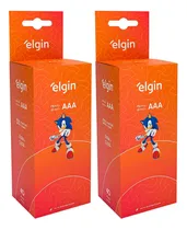 Comprar 80 Pilhas Elgin Aaa Palito Zinco Carvão 2 Caixas C\u002F40 Pilhas