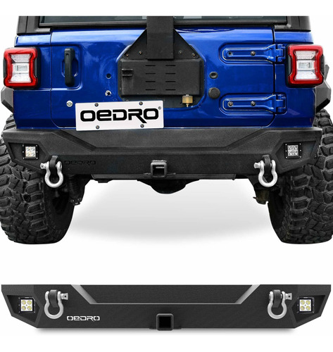 Protector Trasero Para Jeep Wrangler Jl Rock Crawler Luz