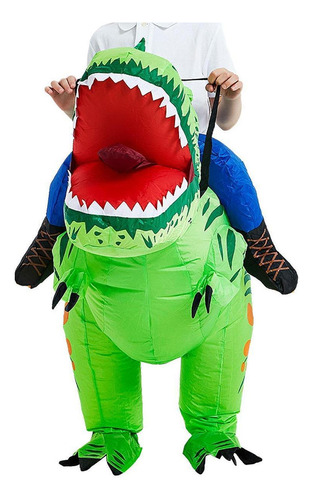 Traje De Dinosaurio Inflable Traje De Dinosaurio 80 A 100 Cm
