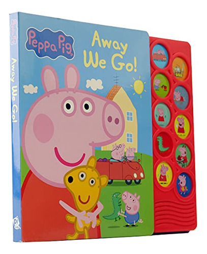 Libro De Sonido De 10 Botones De Peppa Pig - Away We Go - Pi
