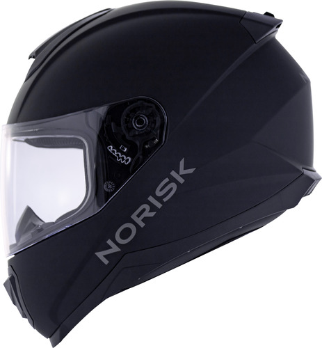 Capacete Moto Norisk Razor Sharp Brilho Solid Preto Fosco 