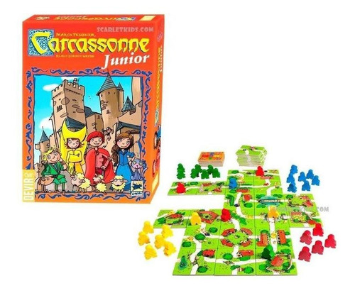 Carcassonne Junior Devir Juego Mesa Infantil Niños Niñas