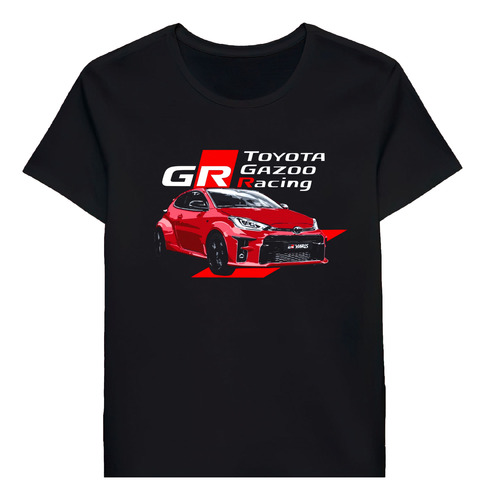 Remera Toyota Gr Yaris Gazoo Racing Scarlet Flare 95887263