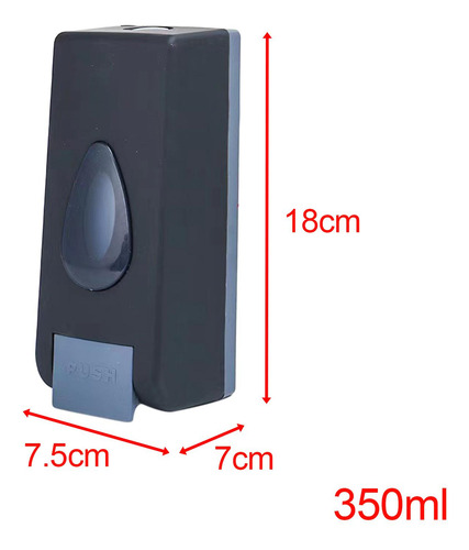 De Líquido Manual Montado Na 350ml Preto 350ml Preto 350ml