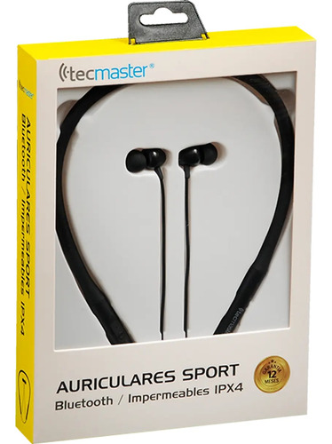 Auriculares Tecmaster Sport Impermeables Bluetooth Ipx4