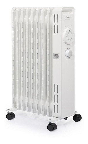 Estufa Eléctrica James - Radiador Aceite 2000w Blanco Ra G2