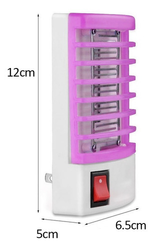 Lampara Mata Mosquitos Moscas Electrico Trampa Insectos