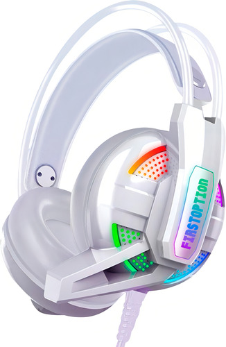 Fone Headset Gamer De Jogo De Celular E Pc Com Luz Led Rgb