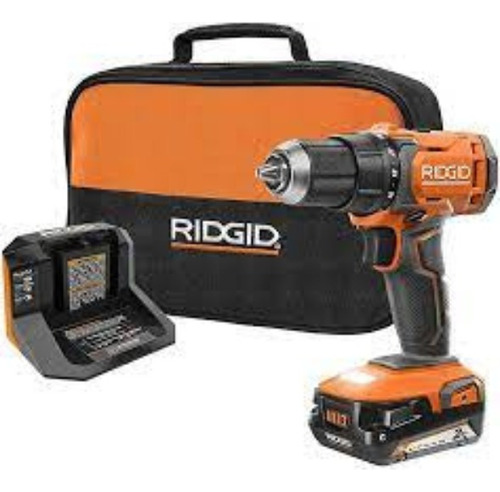 Taladro De 1/2  Ridgid C/pila Y Cargador