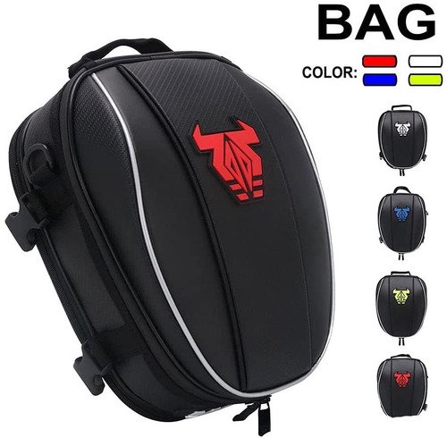 Mochila De Asiento Trasero Para Moto Impermeable Doble Uso