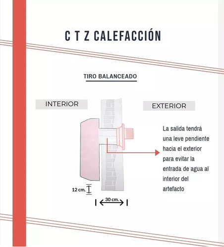 Imagen 3 de 7 de Calefactor Ctz Linea Pesada 4000 Tb Gas Nat